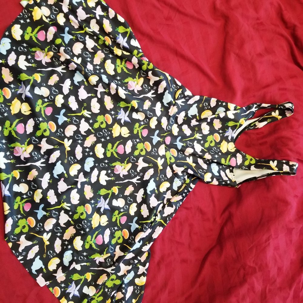 Blackmilk Disney Fantasia Flowers Skater Dress